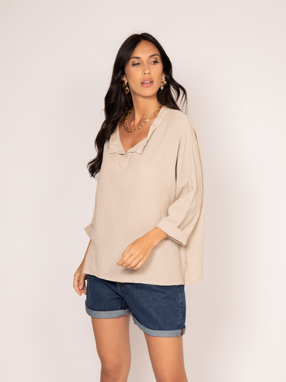 Blouse manches 3/4 FIORETA