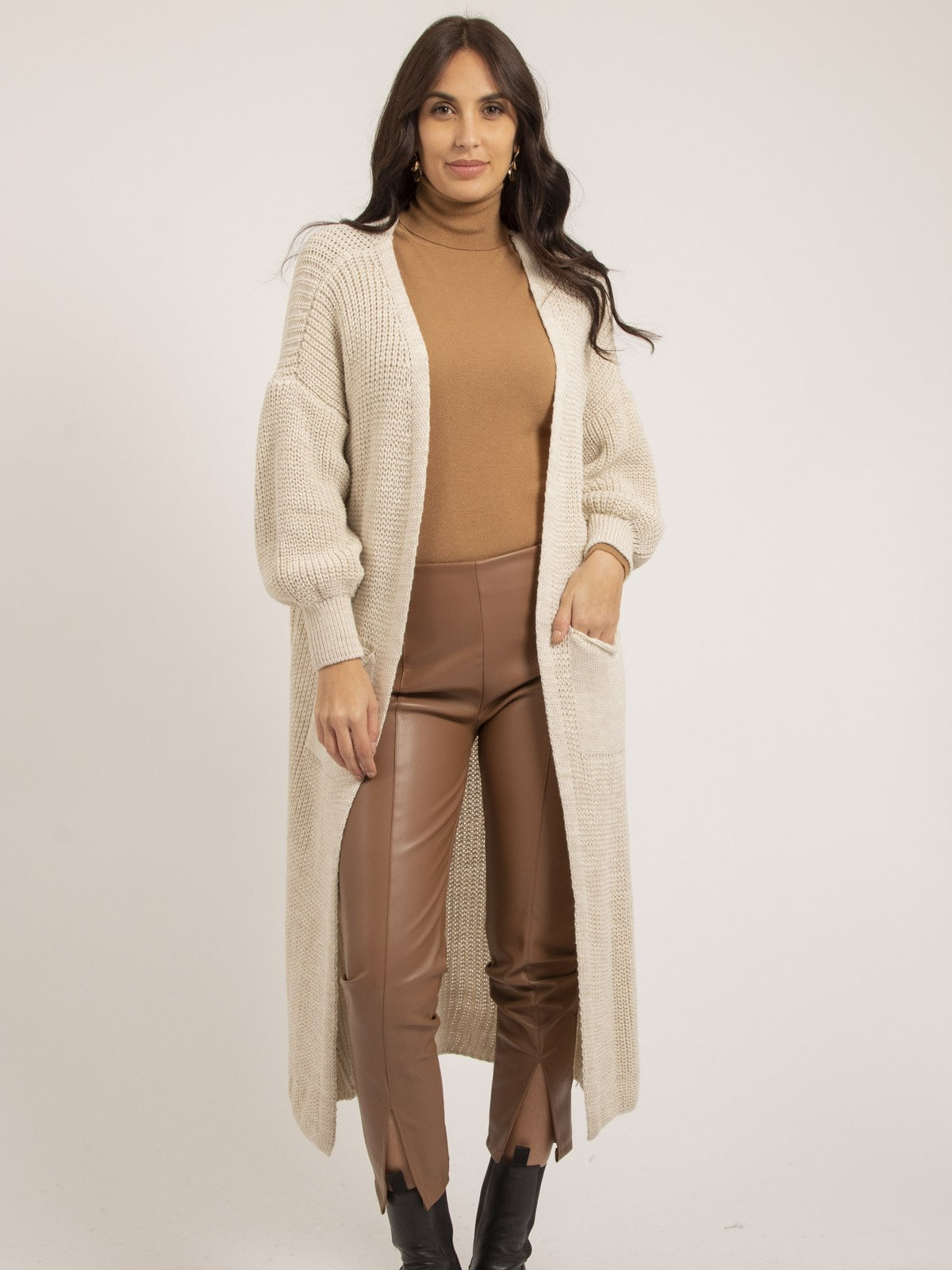Gilet long ouvert KORFA