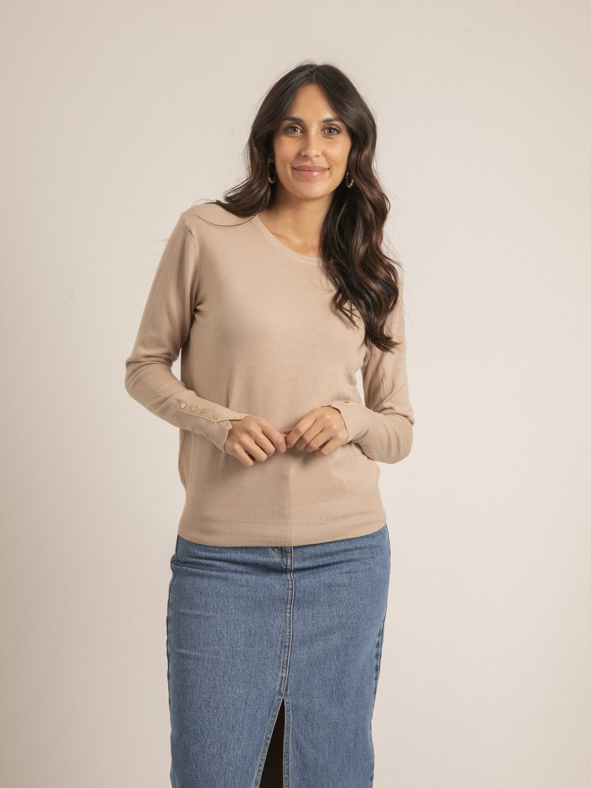 Pull fin col rond KETALIA