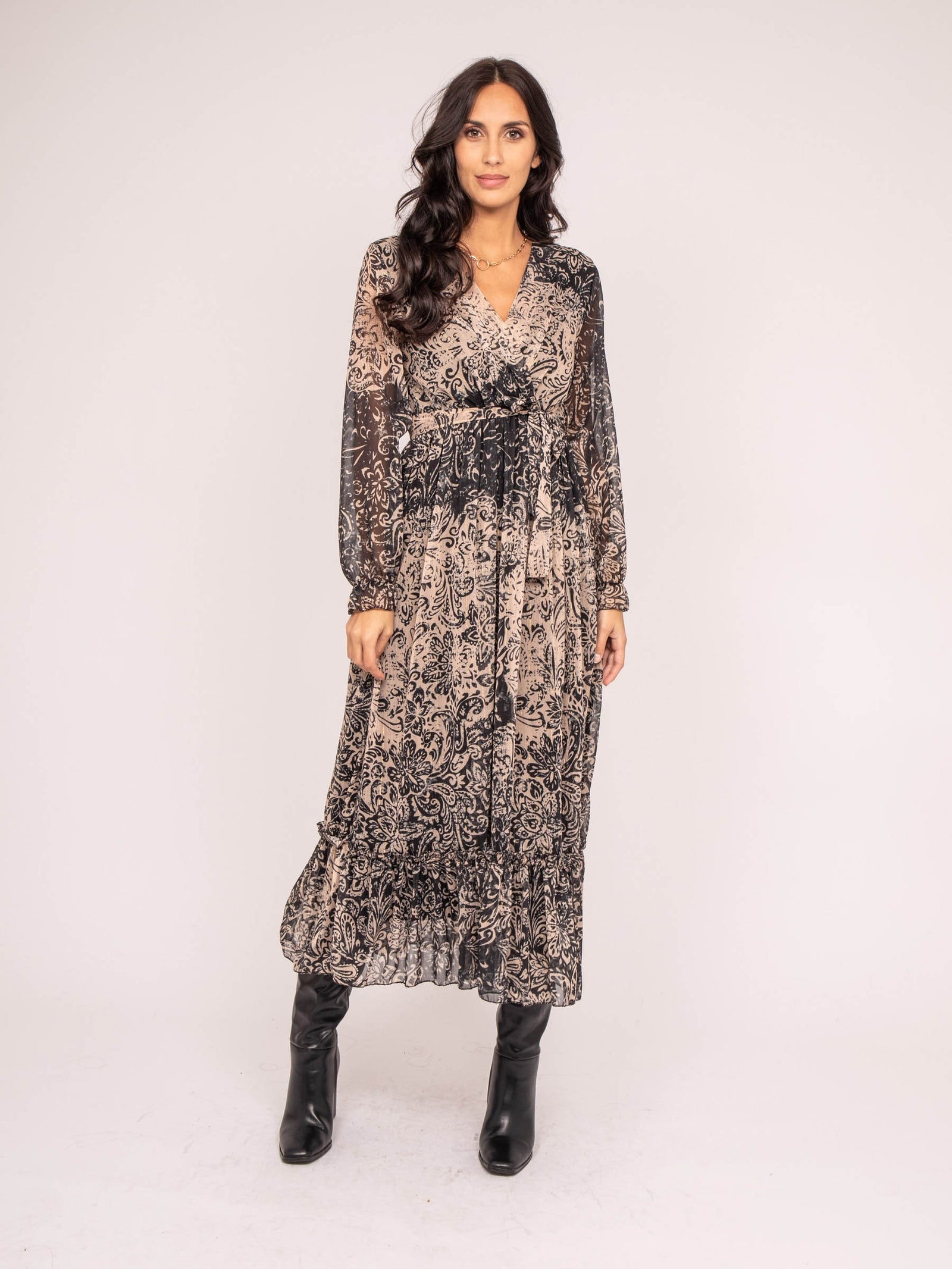 Robe longue motifs IVIK