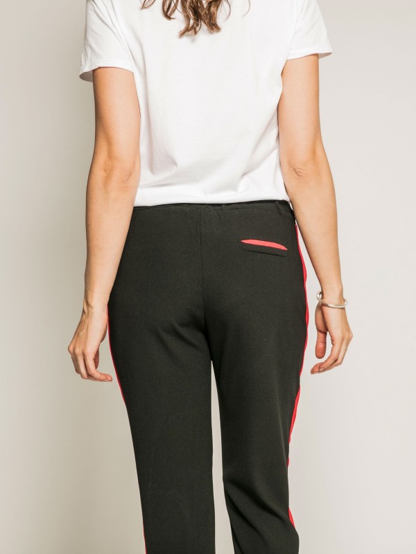 Pantalon cigarette slim...