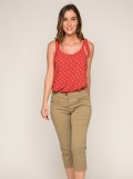 Pantacourt slim en coton stretch XETRA