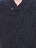 Pull col châle en maille KJ LIMASSO