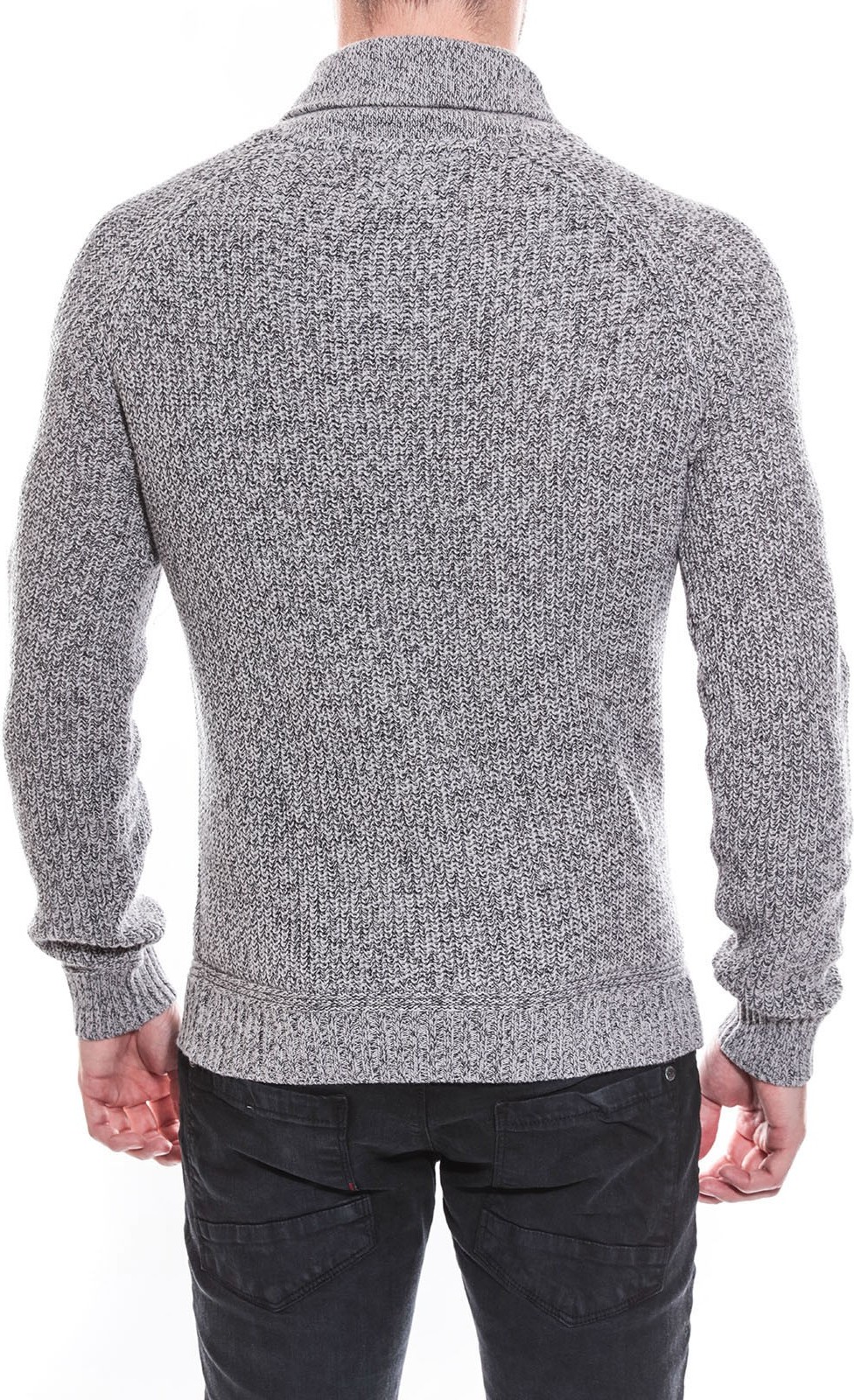 Pull col châle en maille KJ LIMASSO