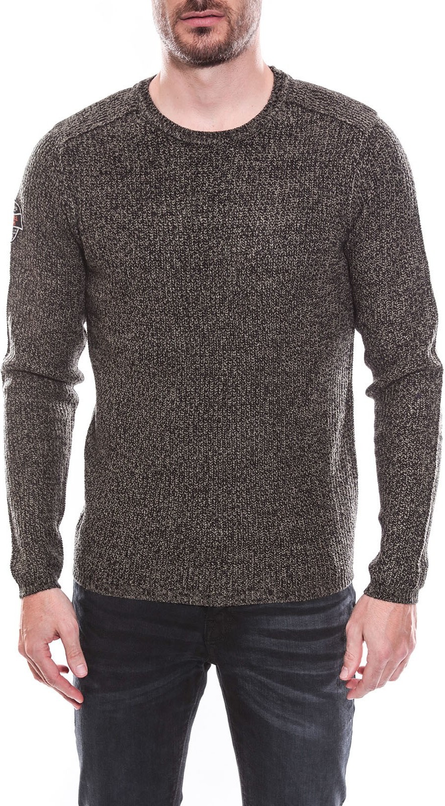 Pull col rond en maille KJ LOMBOSTA