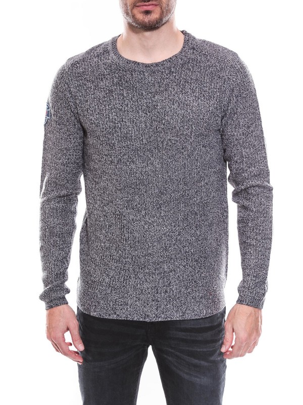 Pull col rond en maille KJ...