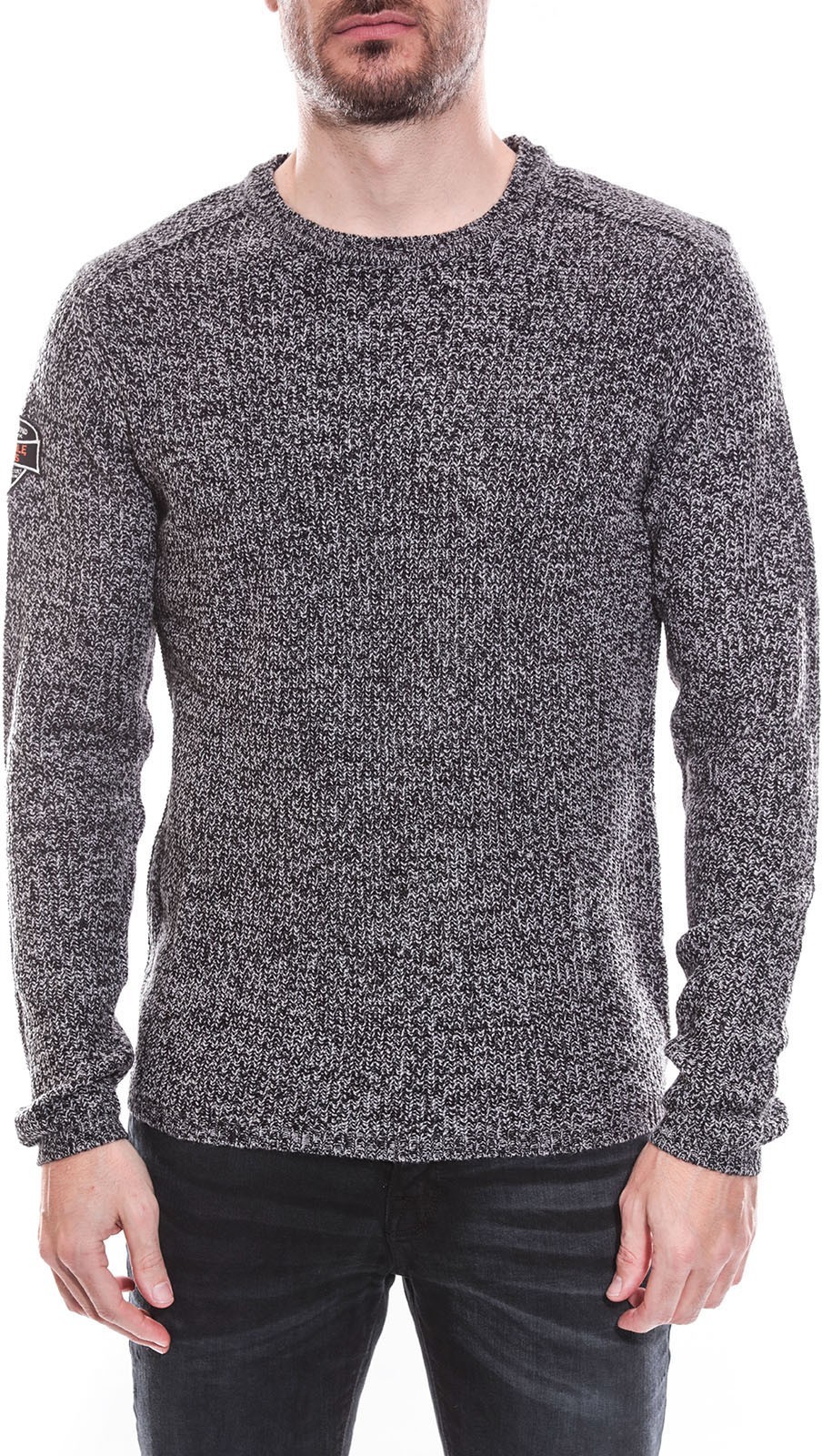 Pull col rond en maille KJ LOMBOSTA