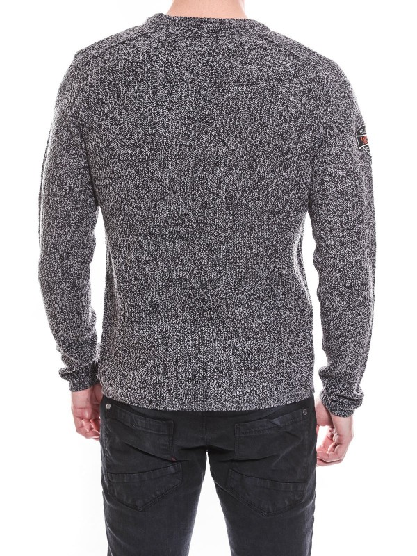 Pull col rond en maille KJ...