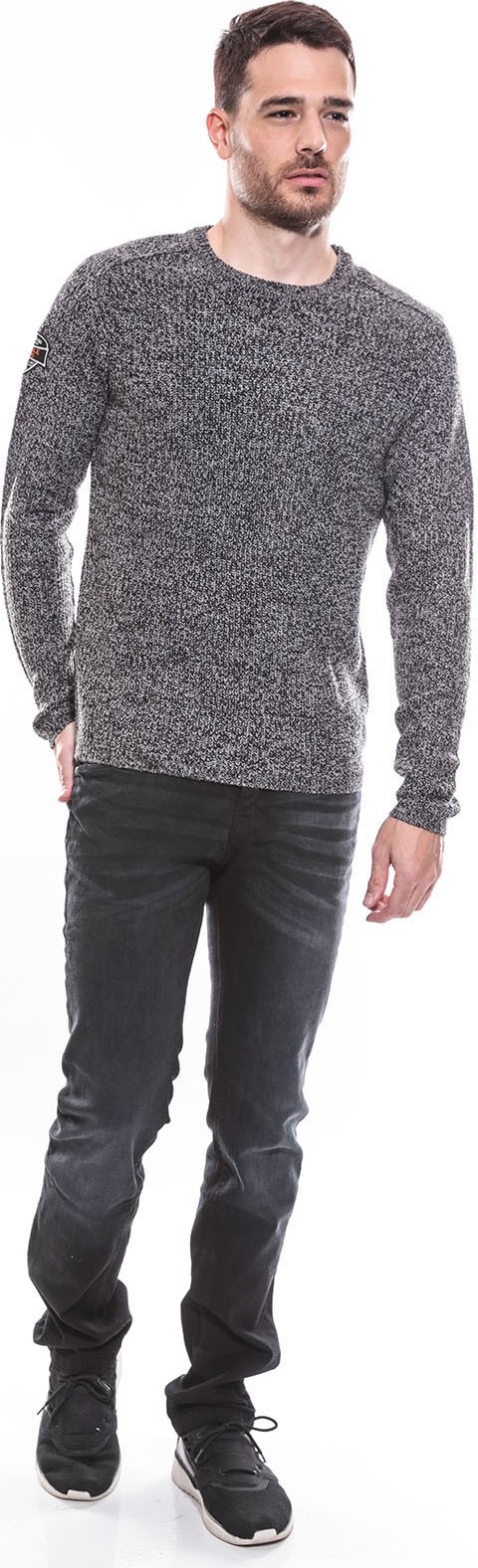 Pull col rond en maille KJ LOMBOSTA