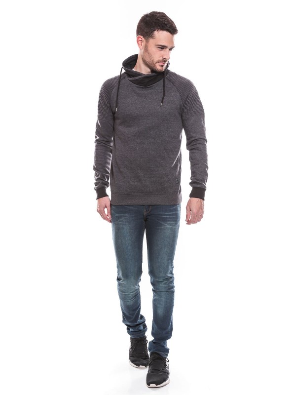 Sweat col châle KJ WIRO - Noir