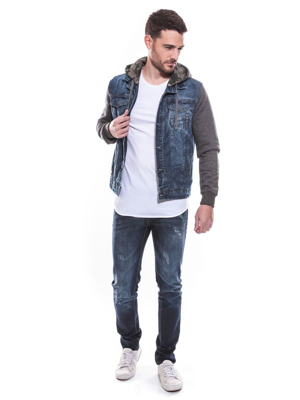 Blouson en jean KJ ZAP - Bleu