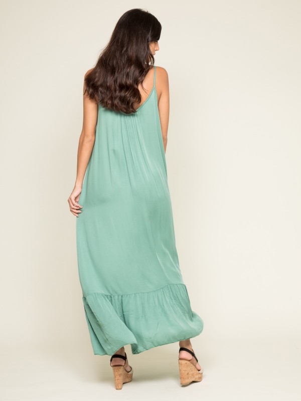 Robe longue ISTYLE - Vert