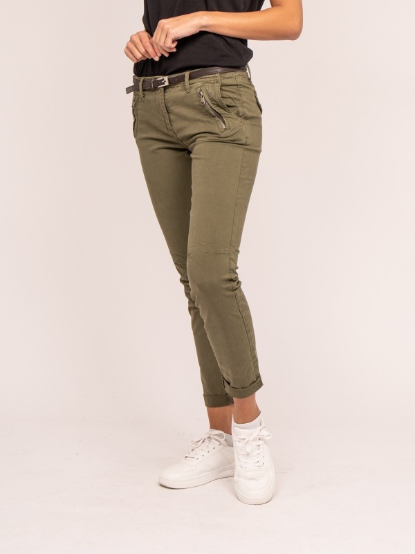 Pantalon chino slim ELLEN -...