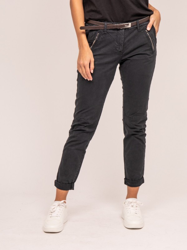 Pantalon chino slim ELLEN -...