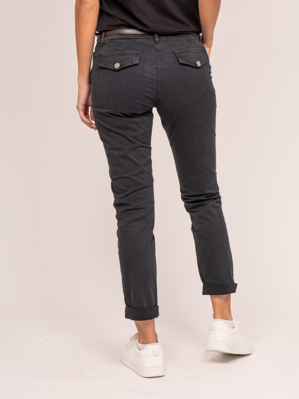 Pantalon chino slim ELLEN -...