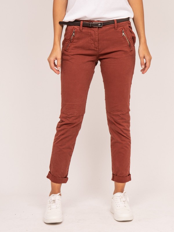 Pantalon chino slim ELLEN -...