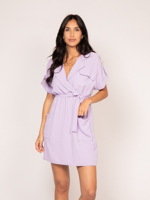 Robe courte IJOLY - Violet...