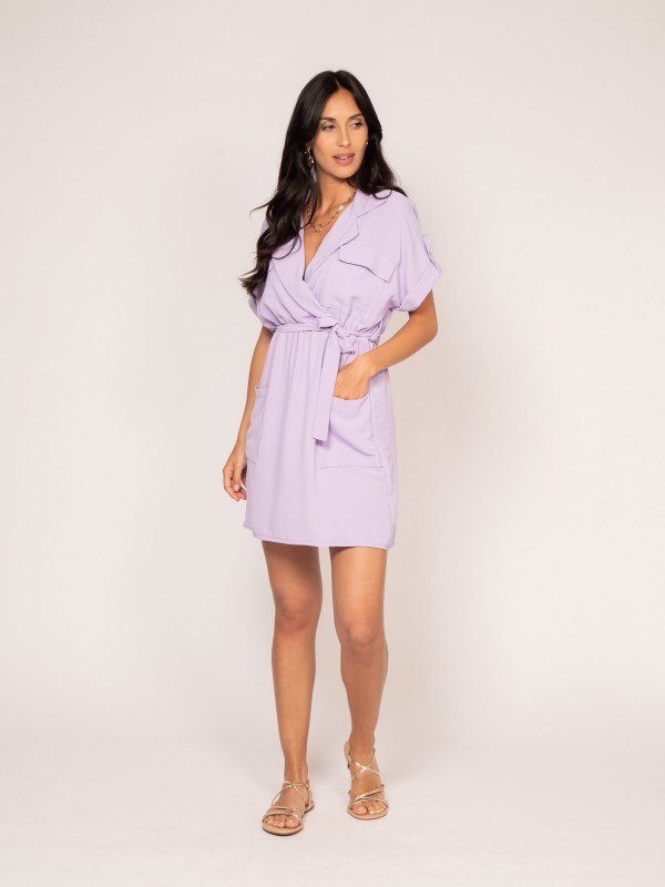 Robe courte IJOLY - Violet...