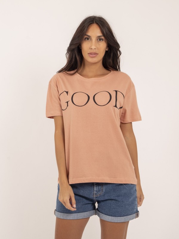 T-shirt col rond coton...