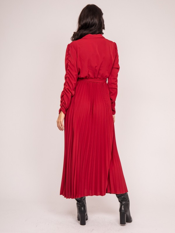 Robe longue plissée ILEM -...