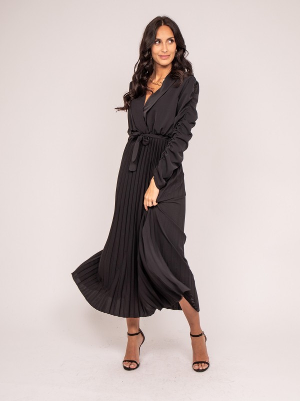 Robe longue plissée ILEM -...