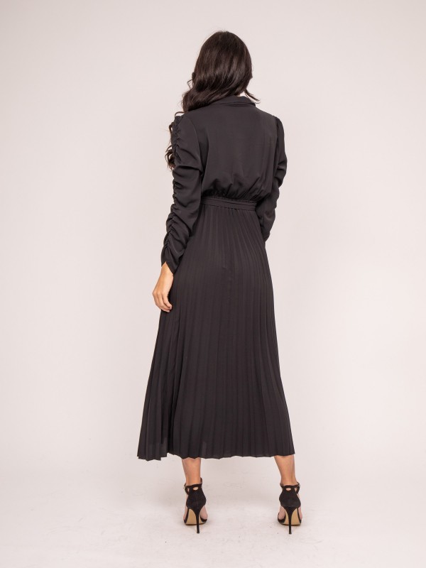 Robe longue plissée ILEM -...