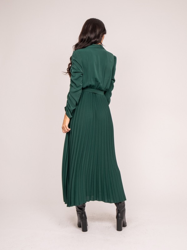 Robe longue plissée ILEM -...