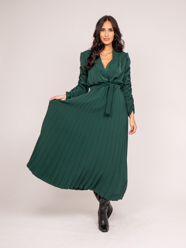 Robe longue plissée ILEM -...