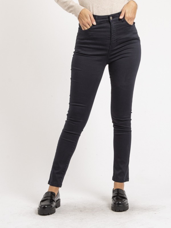 Pantalon slim EDITH - Bleu...