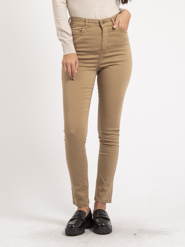 Pantalon slim EDITH - Beige