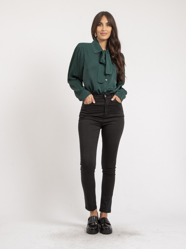 Pantalon slim EDITH - Noir