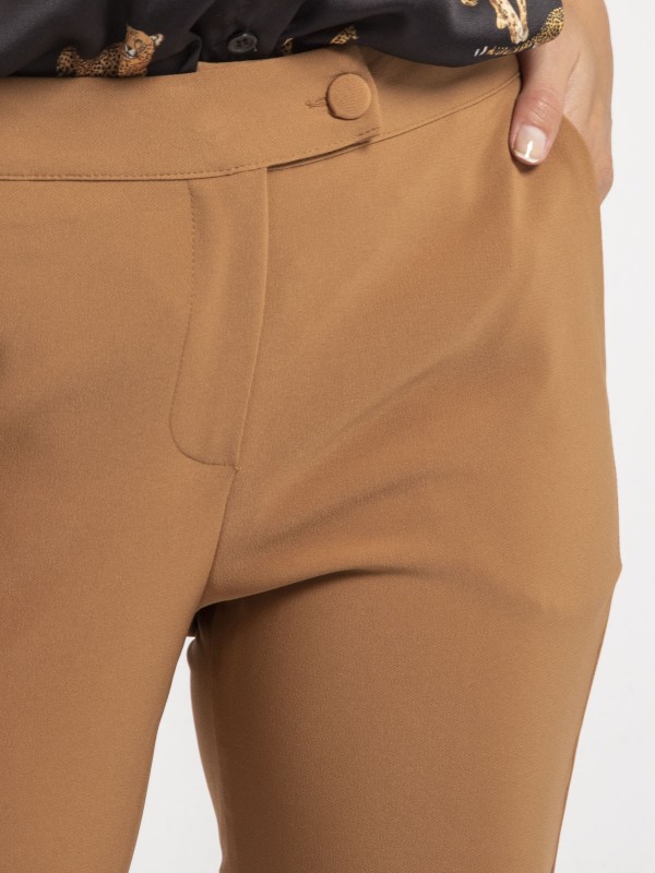 Pantalon tailleur ELBA - Camel