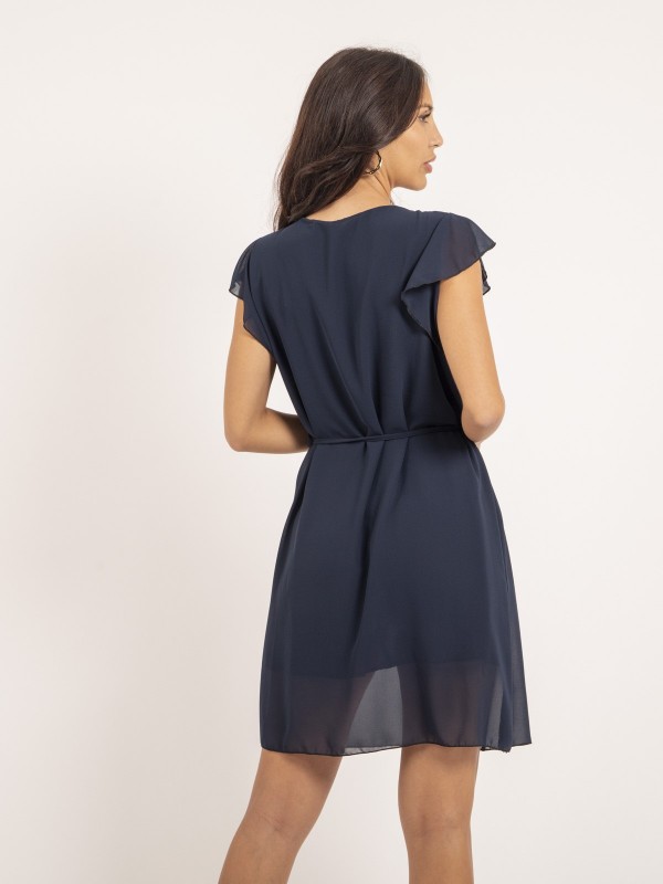 Robe courte IEVE - Bleu marine