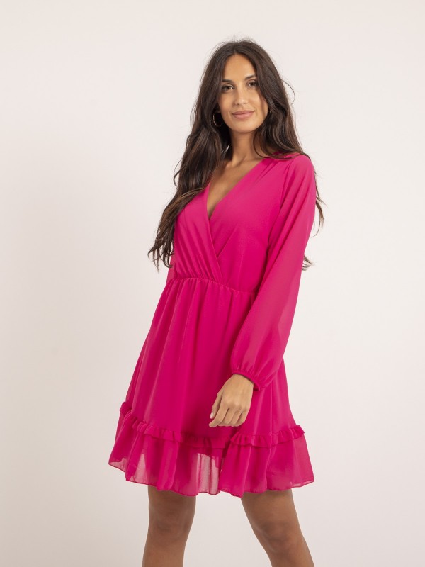 Robe courte IOLANDE - Rose