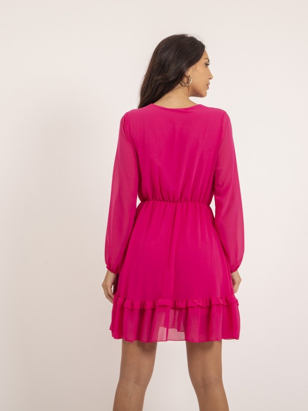 Robe courte IOLANDE - Rose