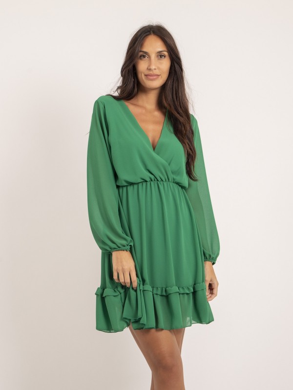 Robe courte IOLANDE - Vert