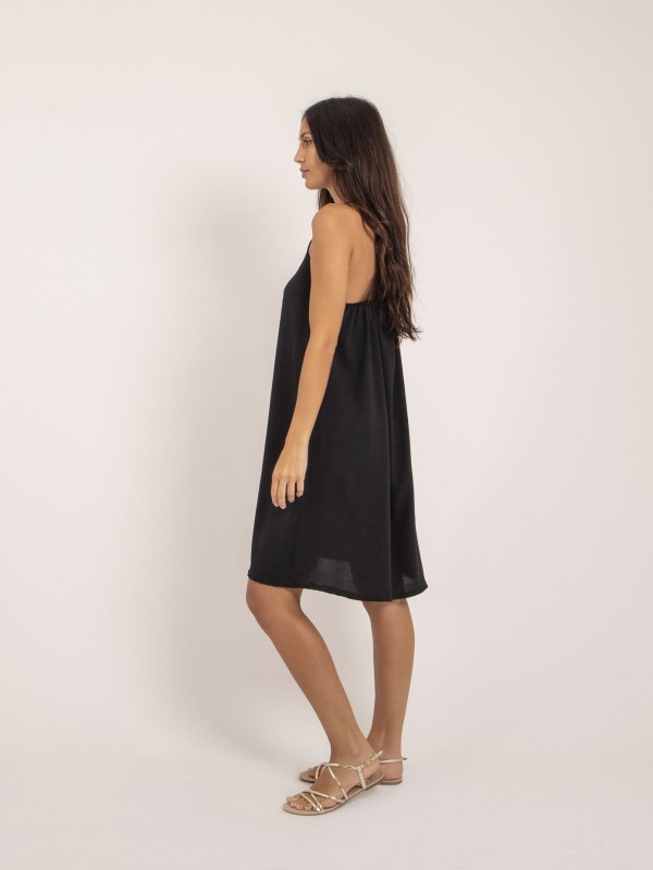 Robe courte IZOLDA - Noir