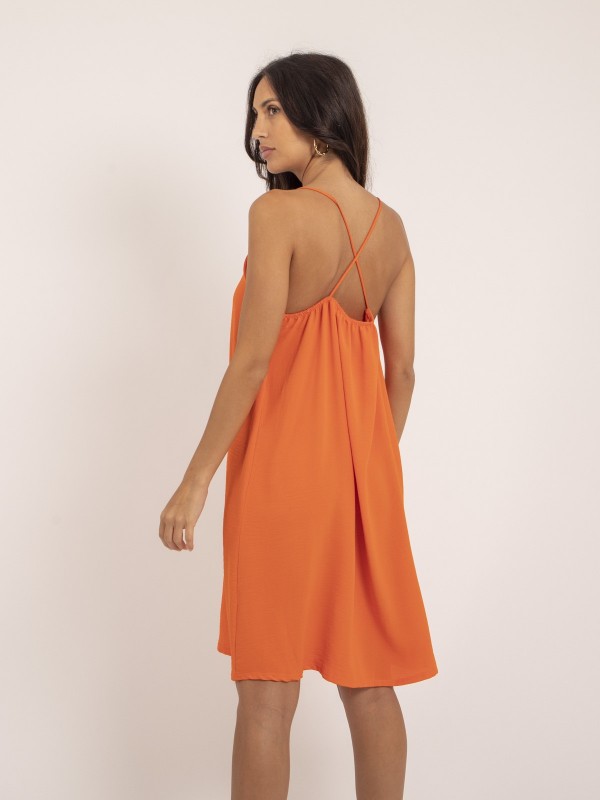 Robe courte IZOLDA - Orange