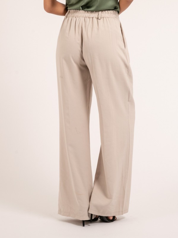 Pantalon large ELIRESS - Beige