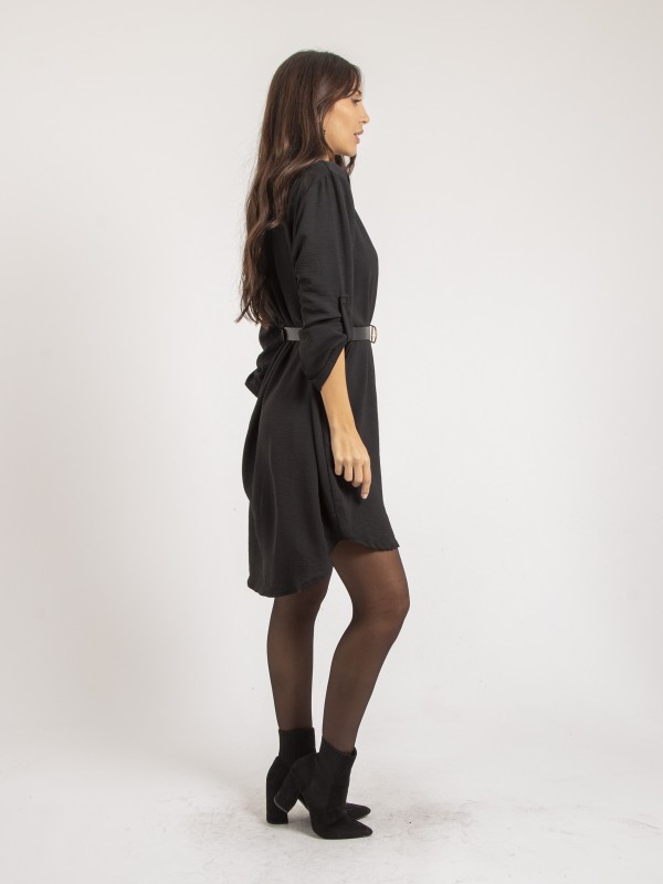 Robe courte ample INAAM - Noir