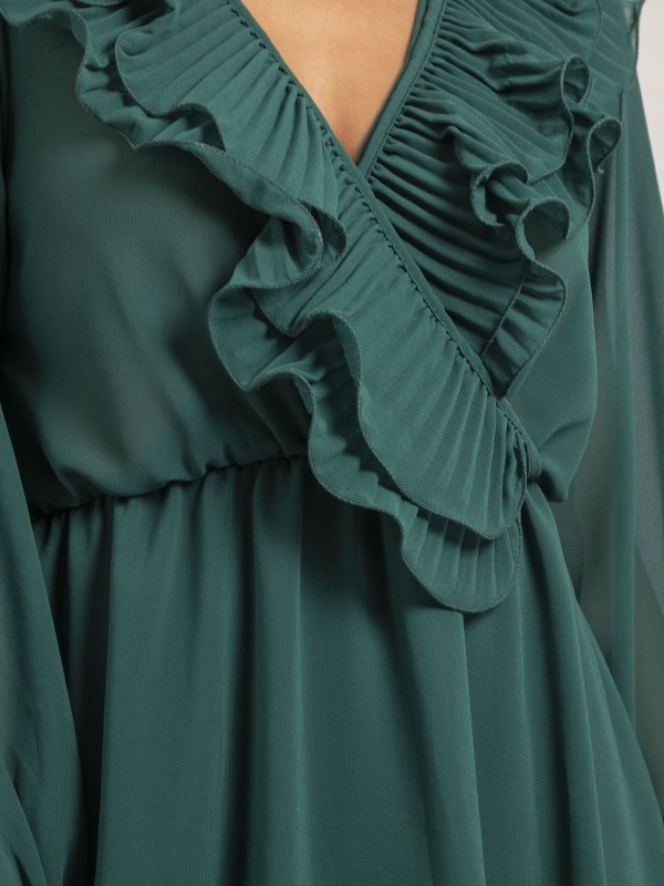 Robe courte ISNELLE - Vert