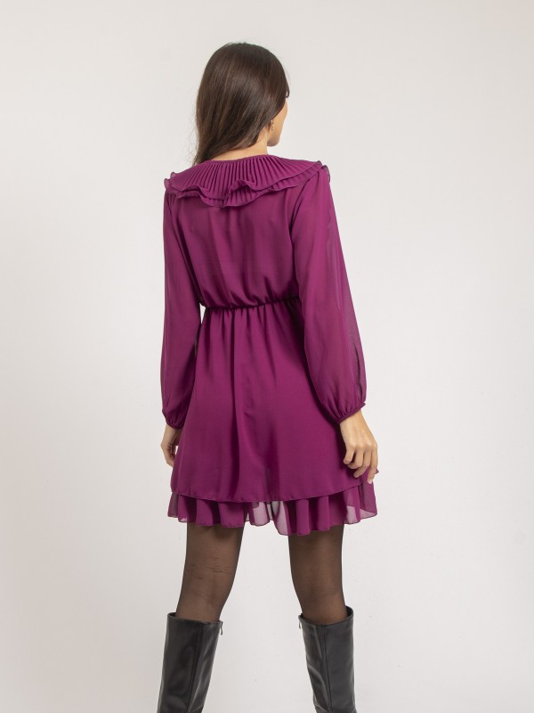 Robe courte ISNELLE - Violet