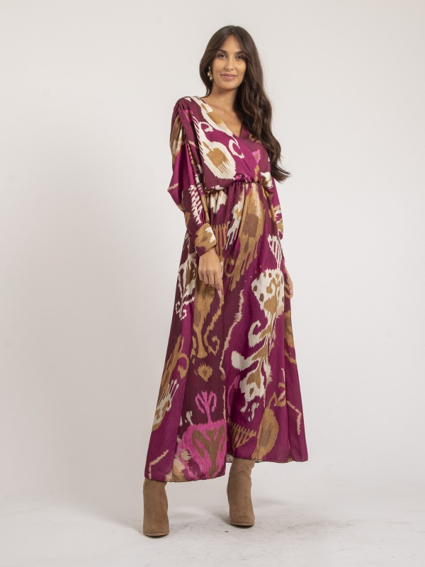 Robe longue motifs IVECA -...