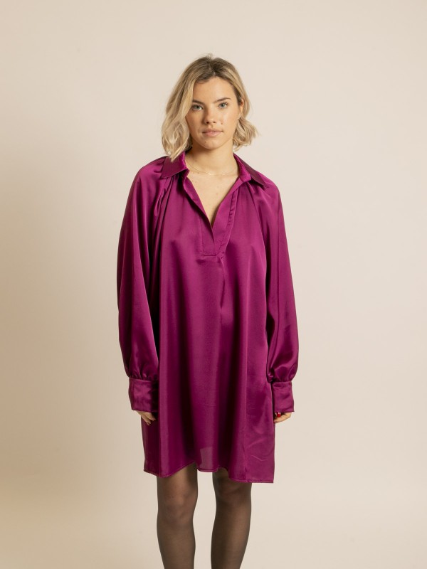 Robe droite IDELMA - Violet