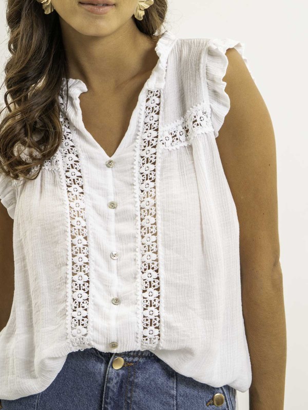 Blouse sans manches FUJELIA...