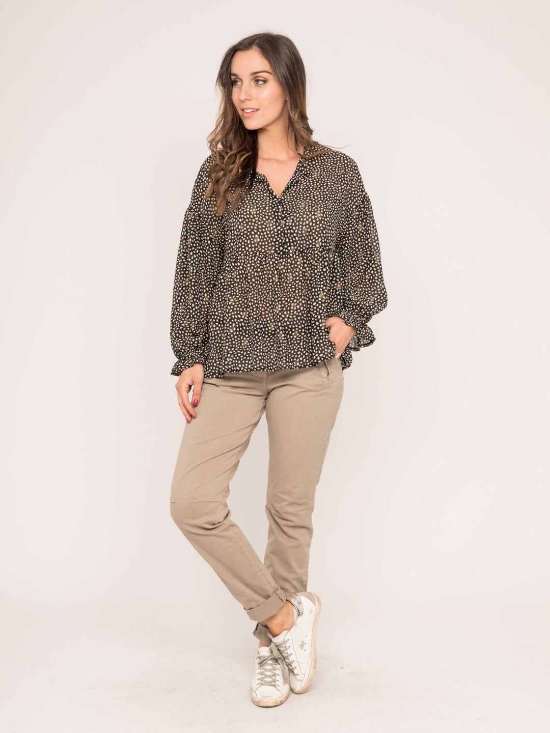 Pantalon chino slim ELLEN