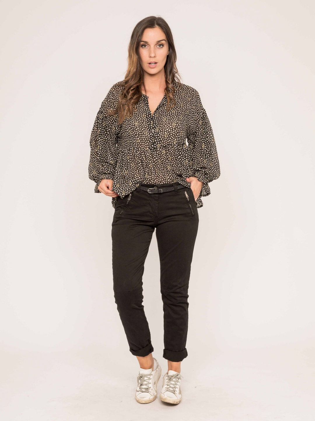 Pantalon chino slim ELLEN