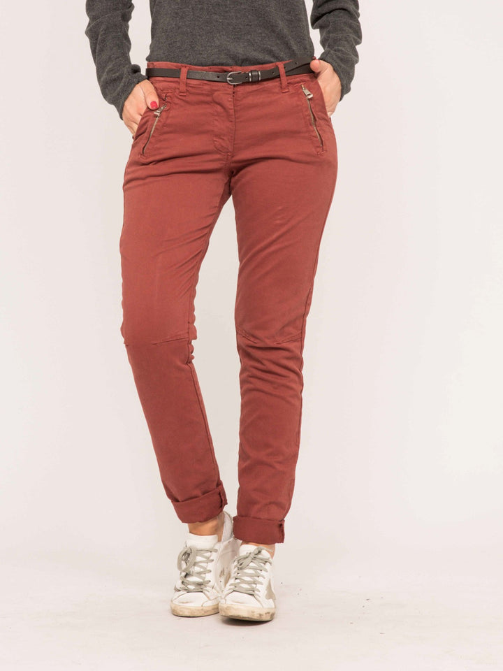 Pantalon chino slim ELLEN