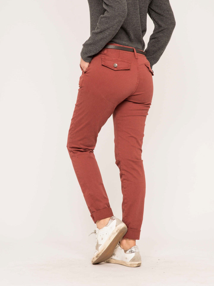 Pantalon chino slim ELLEN