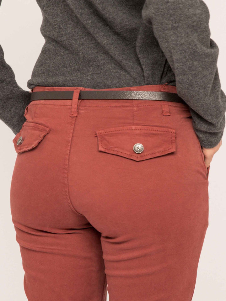 Pantalon chino slim ELLEN